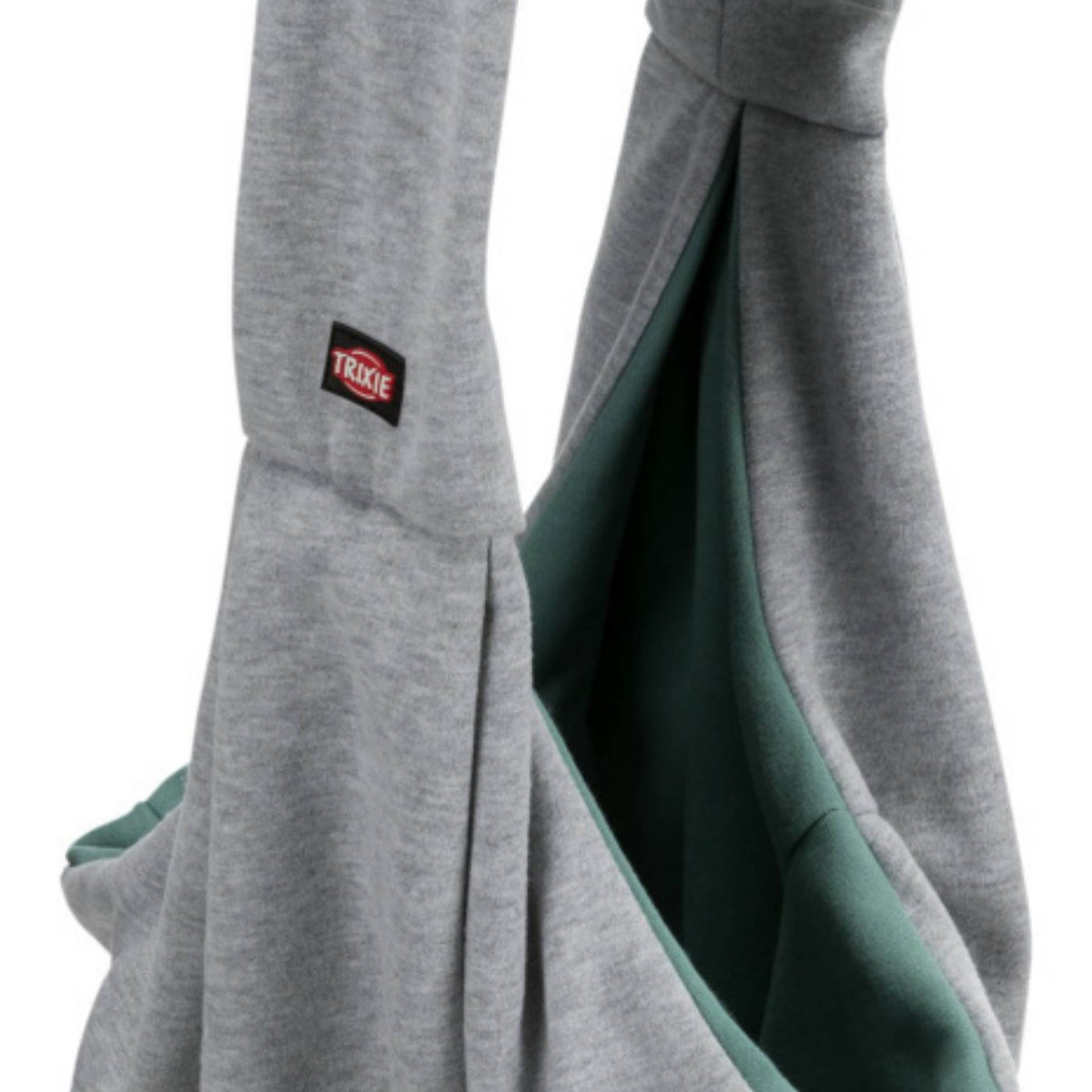 Trixie Borsa frontale Soft Junior Grigio/Menta per Cuccioli e Cani Max 5 Kg di Peso