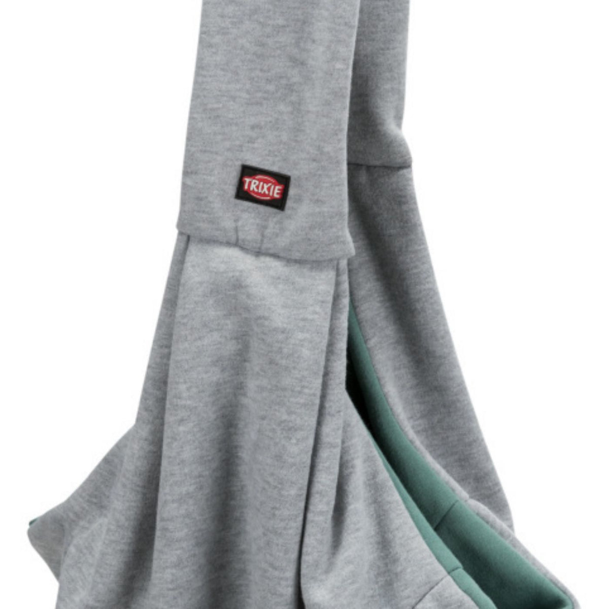 Trixie Borsa frontale Soft Junior Grigio/Menta per Cuccioli e Cani Max 5 Kg di Peso