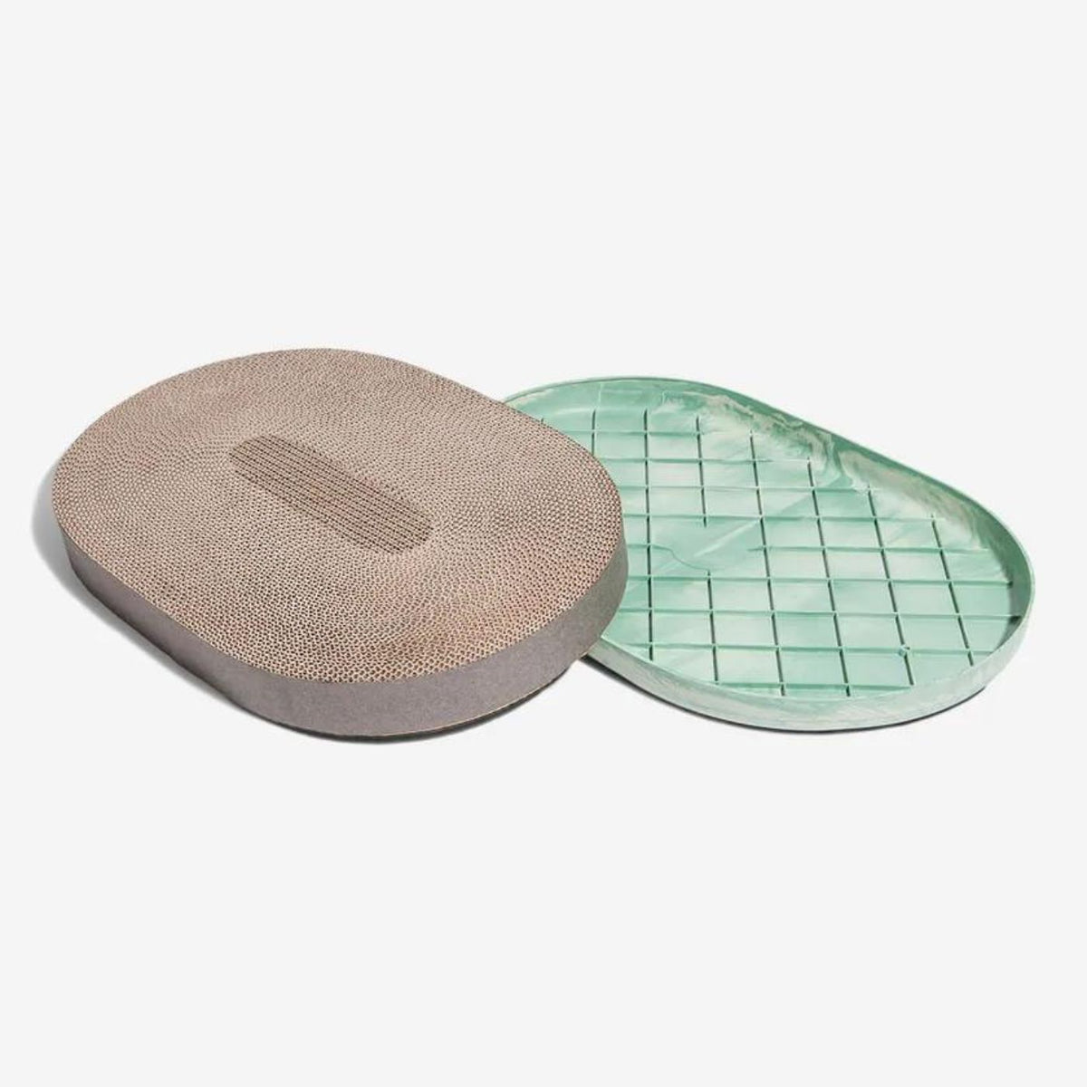 Zee.Cat Tiragraffi in Cartone Mint per Gatti 5x45,5x30cm