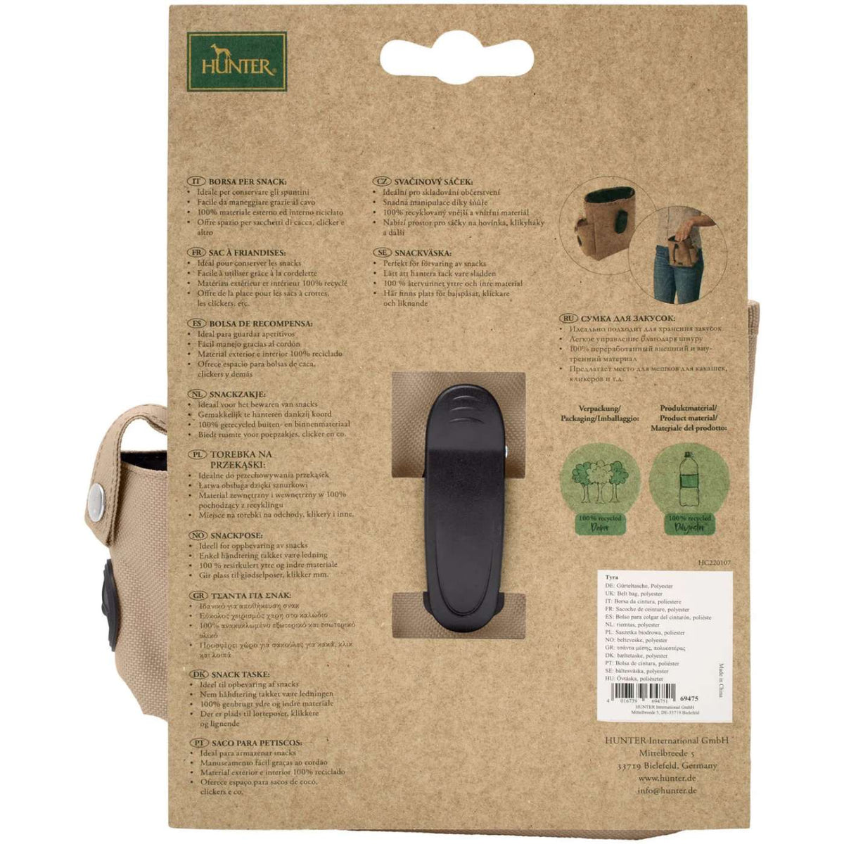 Hunter Borsa Porta Premietti Tyra per Cani