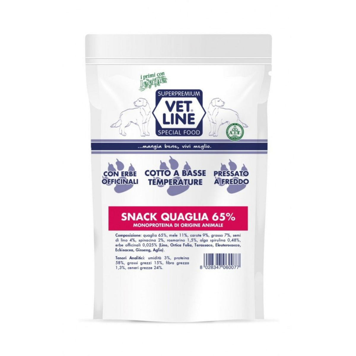 Vet Line Box Snack Confezioni Miste 10 Pezzi x 80g VetLine