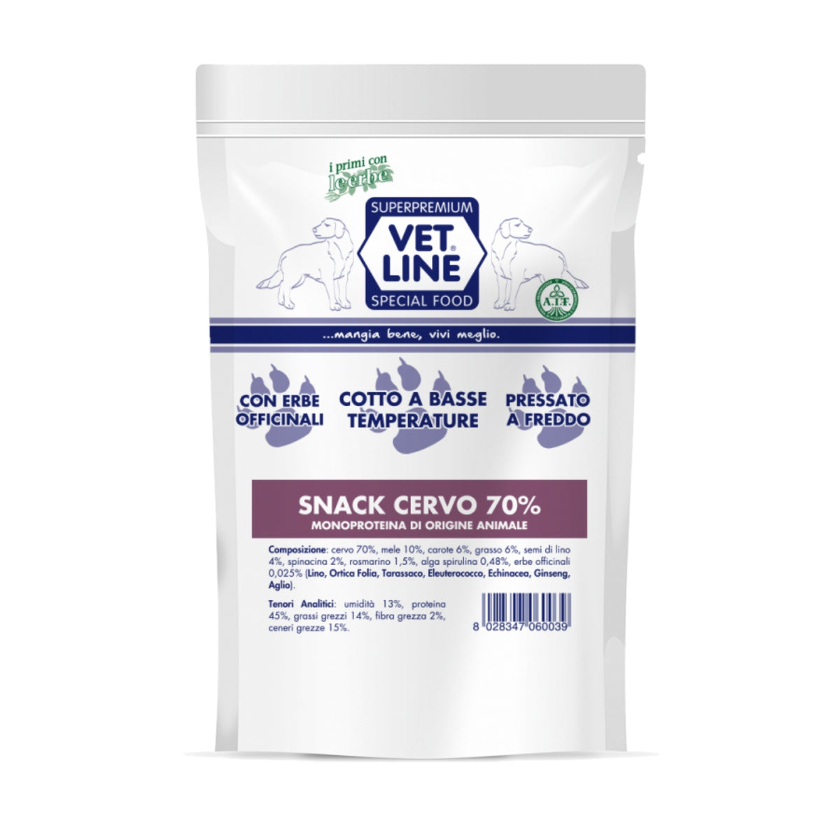 Vet Line Box Snack Confezioni Miste 10 Pezzi x 80g VetLine