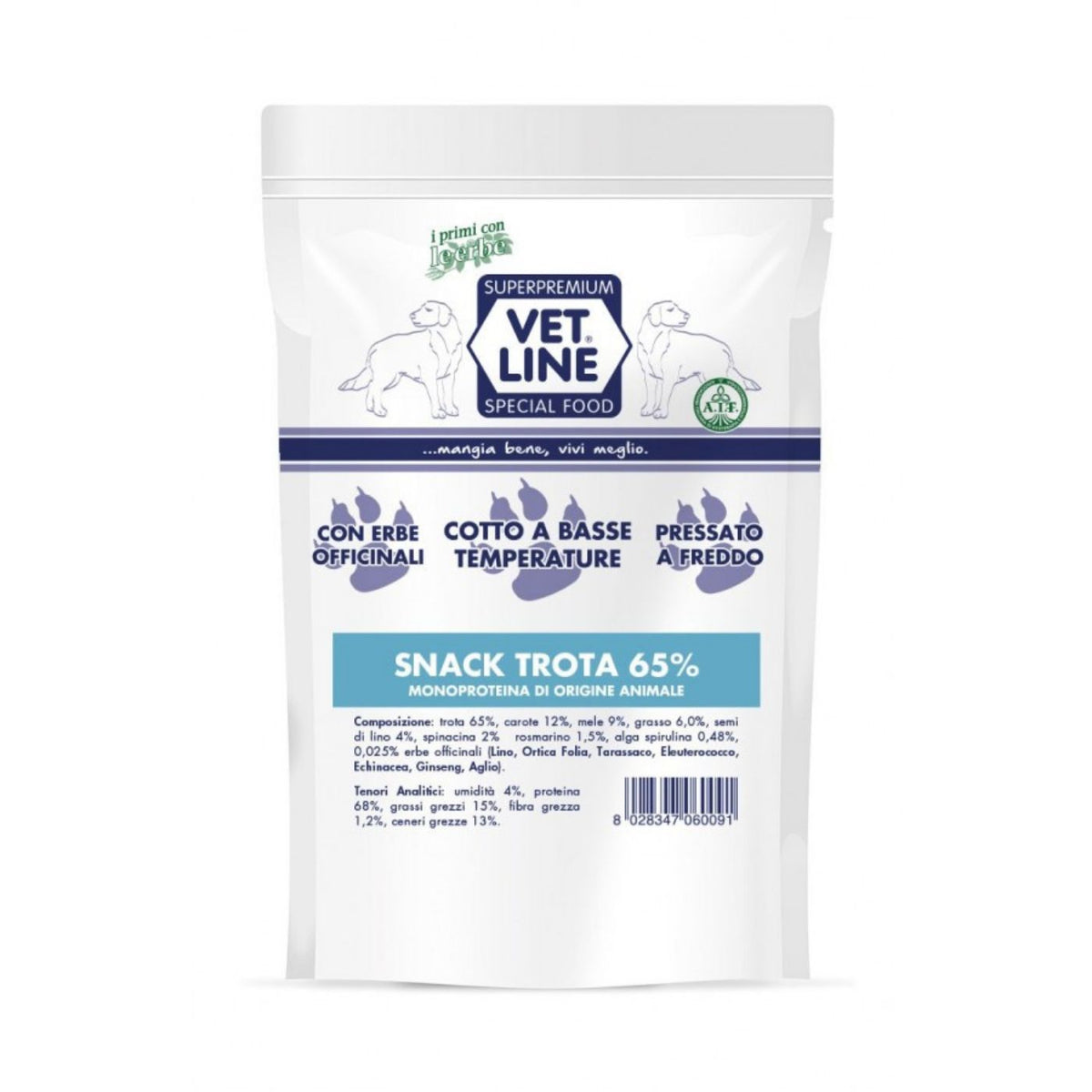Vet Line Box Snack Confezioni Miste 10 Pezzi x 80g VetLine