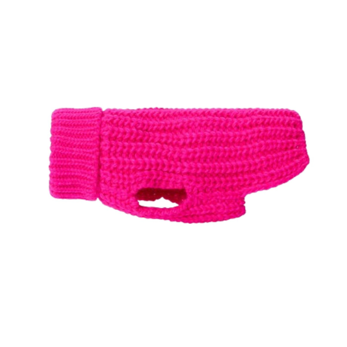 Paikka Pullover a Maglia Realizzato a Mano per Cani Fucsia