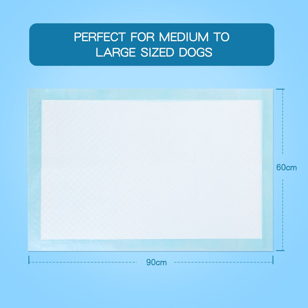 Tappetini Igienici Assorbenti per Cani 60 x 90 cm 30 pz