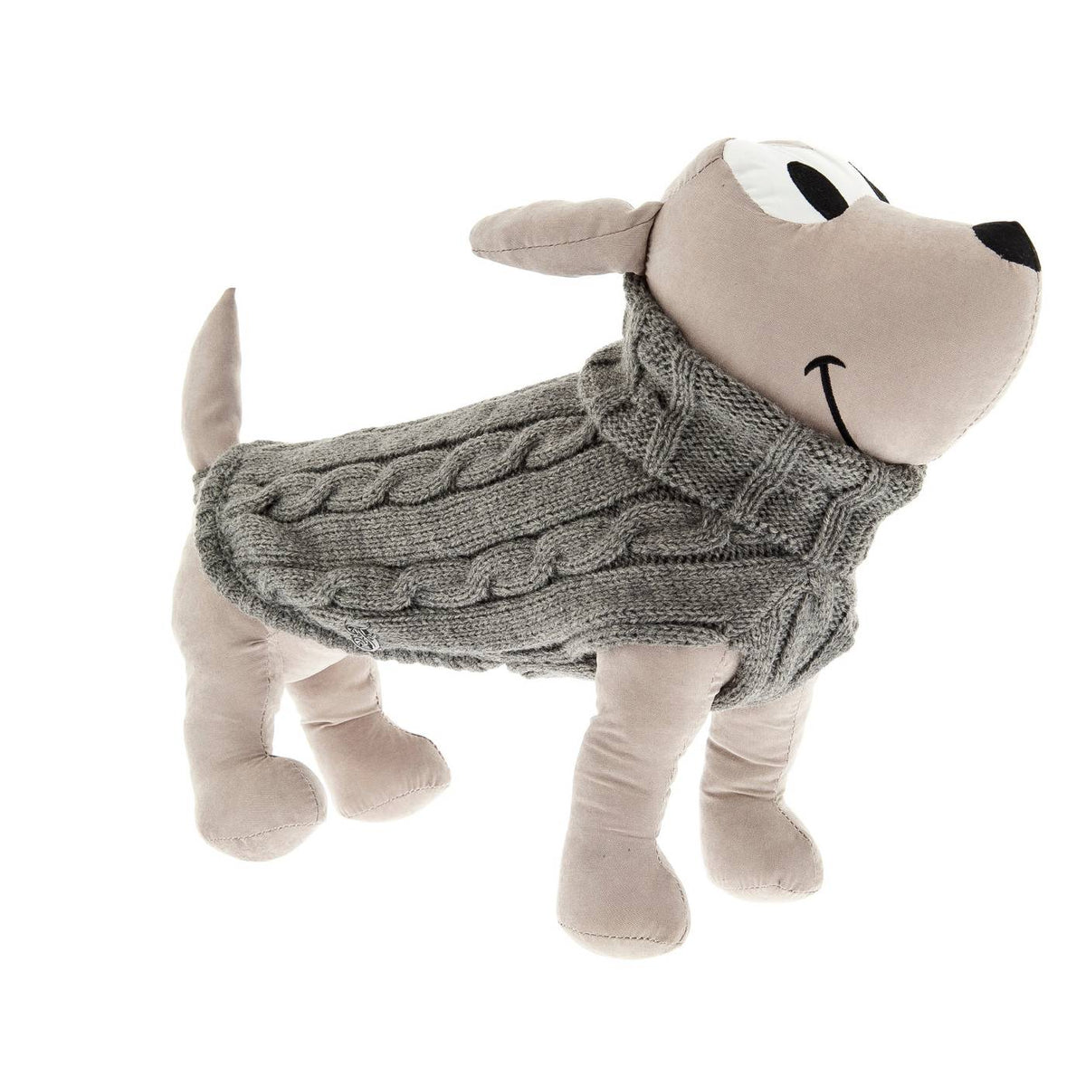 !!! SUPER SCONTO ULTIME TAGLIE !!! - Ferribiella Maglione per Cani Dolcevita Abbraccio Grigio
