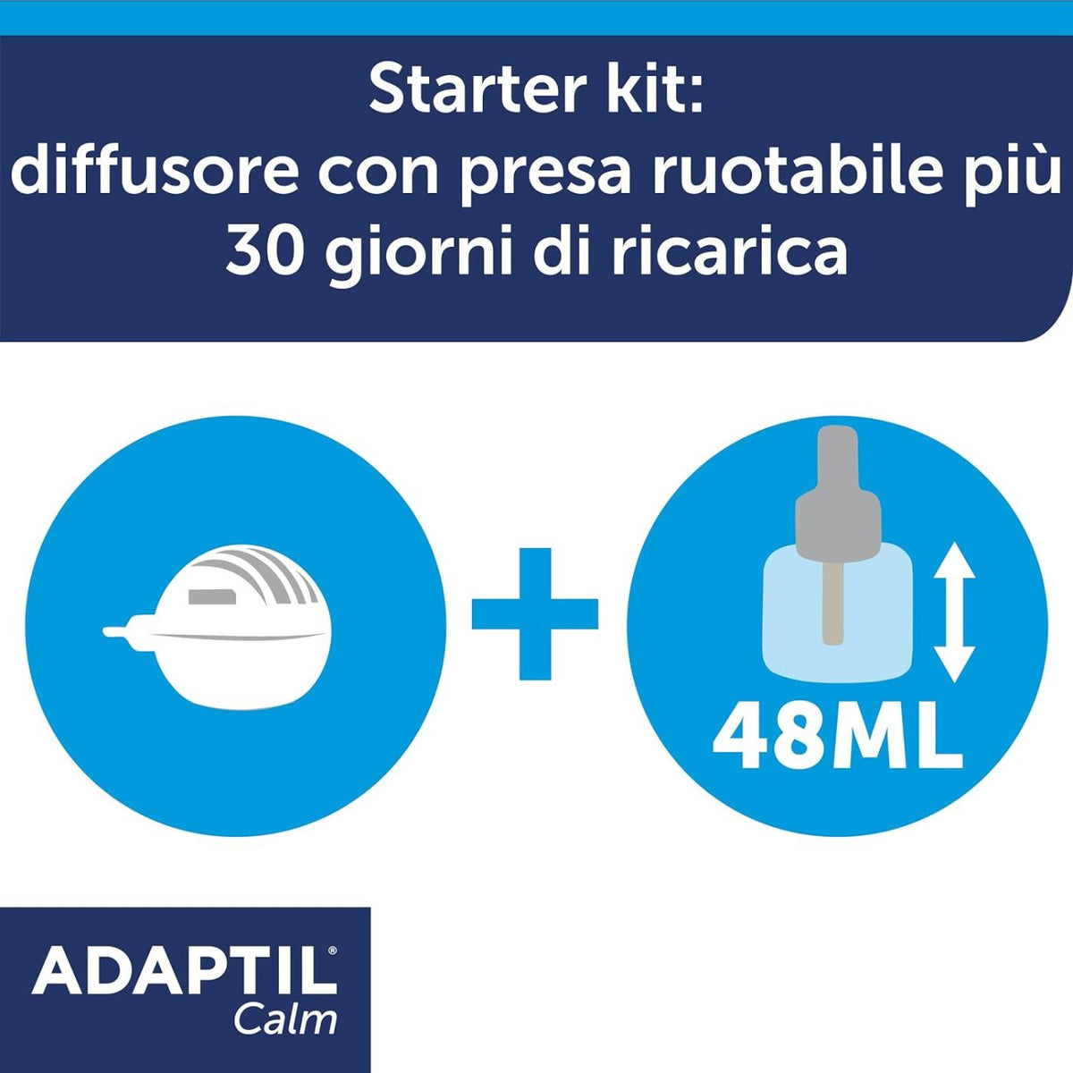 Adaptil® Calm per Cani Diffusore+Ricarica 30 Giorni 48 ml