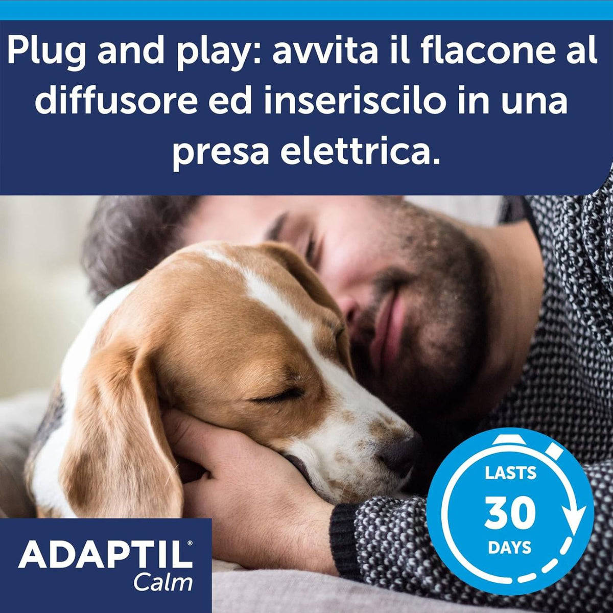 Adaptil® Calm per Cani Diffusore+Ricarica 30 Giorni 48 ml