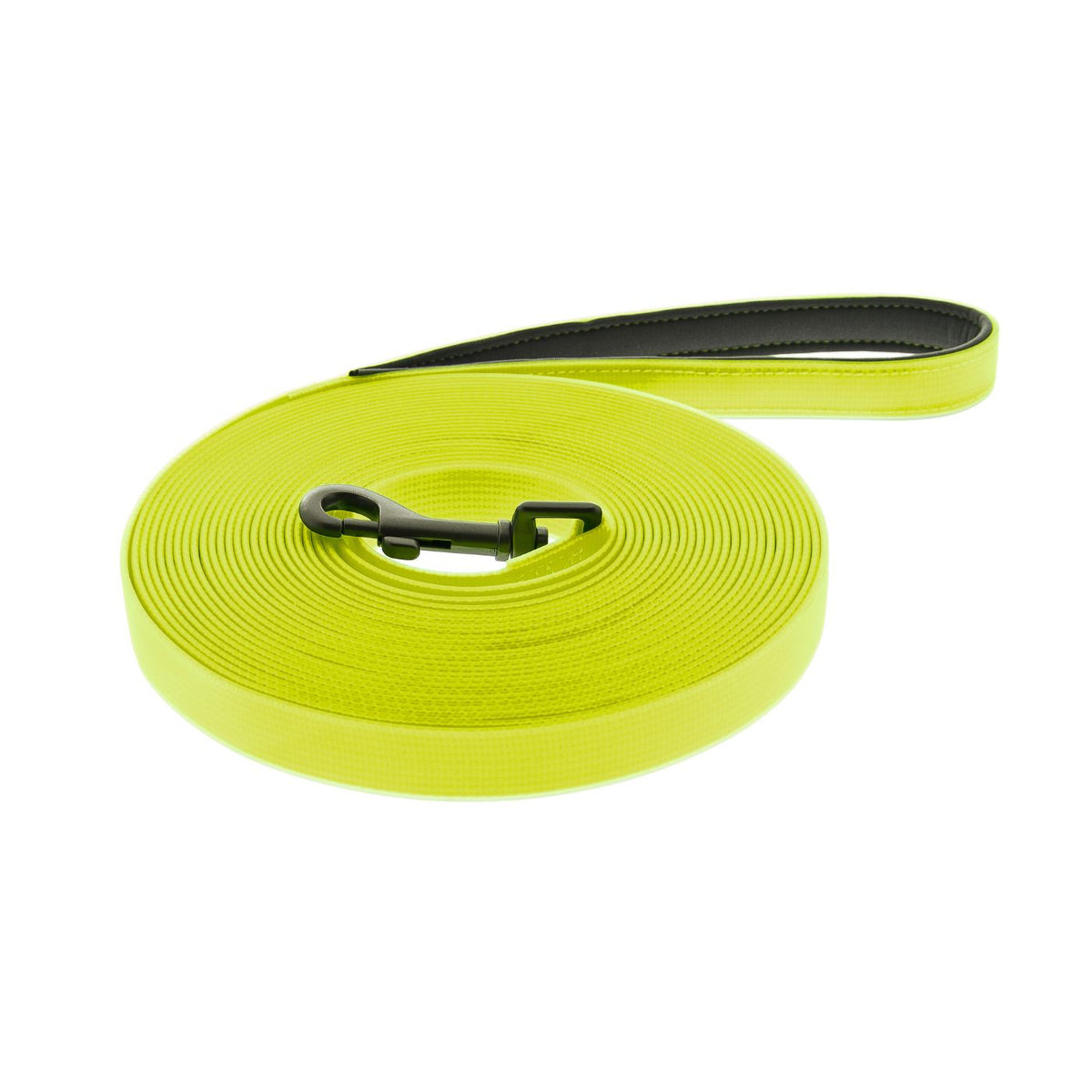 Ferribiella Guinzaglio Lunghina per Cani Fun Flat Gialla