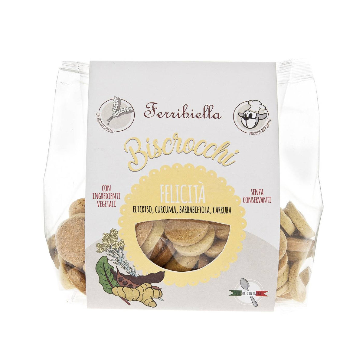 PROMO !!! Ferribiella Biscotti per Cani Biscrocchi Felicità 400 g