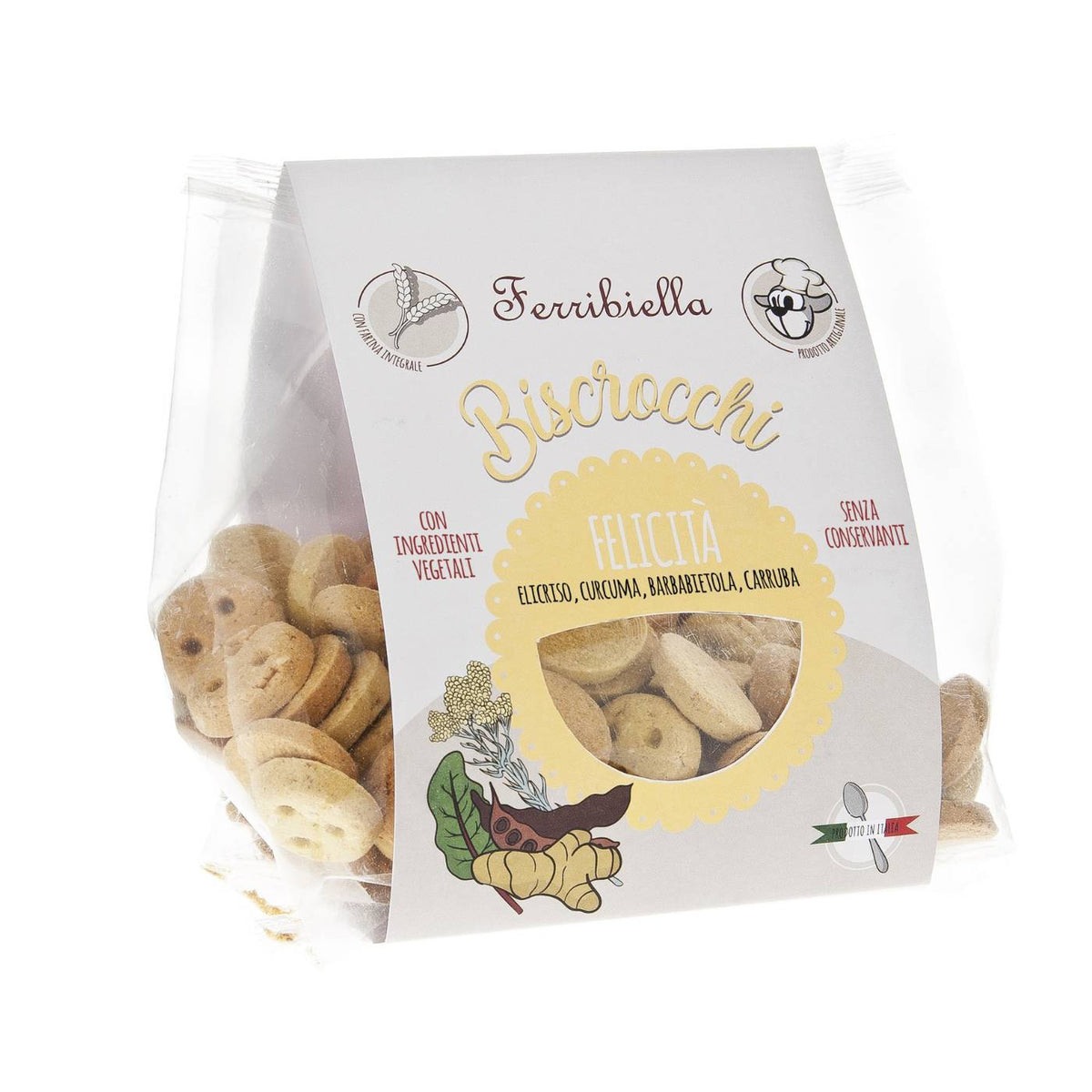PROMO !!! Ferribiella Biscotti per Cani Biscrocchi Felicità 400 g
