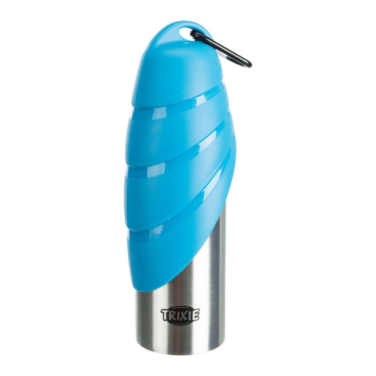 Trixie Borraccia con Ciotola Acciaio/Plastica 750 ml per Cani Colori Assortiti