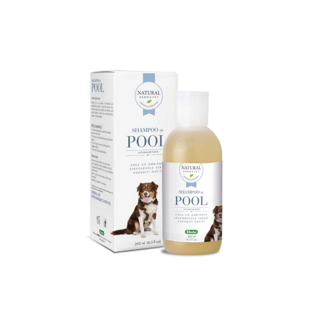 Natural Derma Pet by Derbe Shampoo di Pool con Olio di Neem per Cani