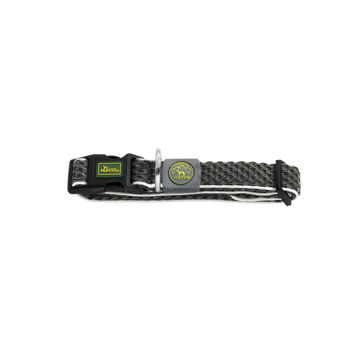 Hunter Collare per Cani Regolabile Hilo Vario Antracite Riflettente