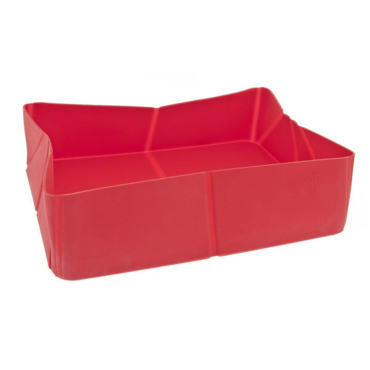 Ferribiella Lettiera Pieghevole da Viaggio per Gatti in Silicone 37 x 28 x h.10 cm Rossa
