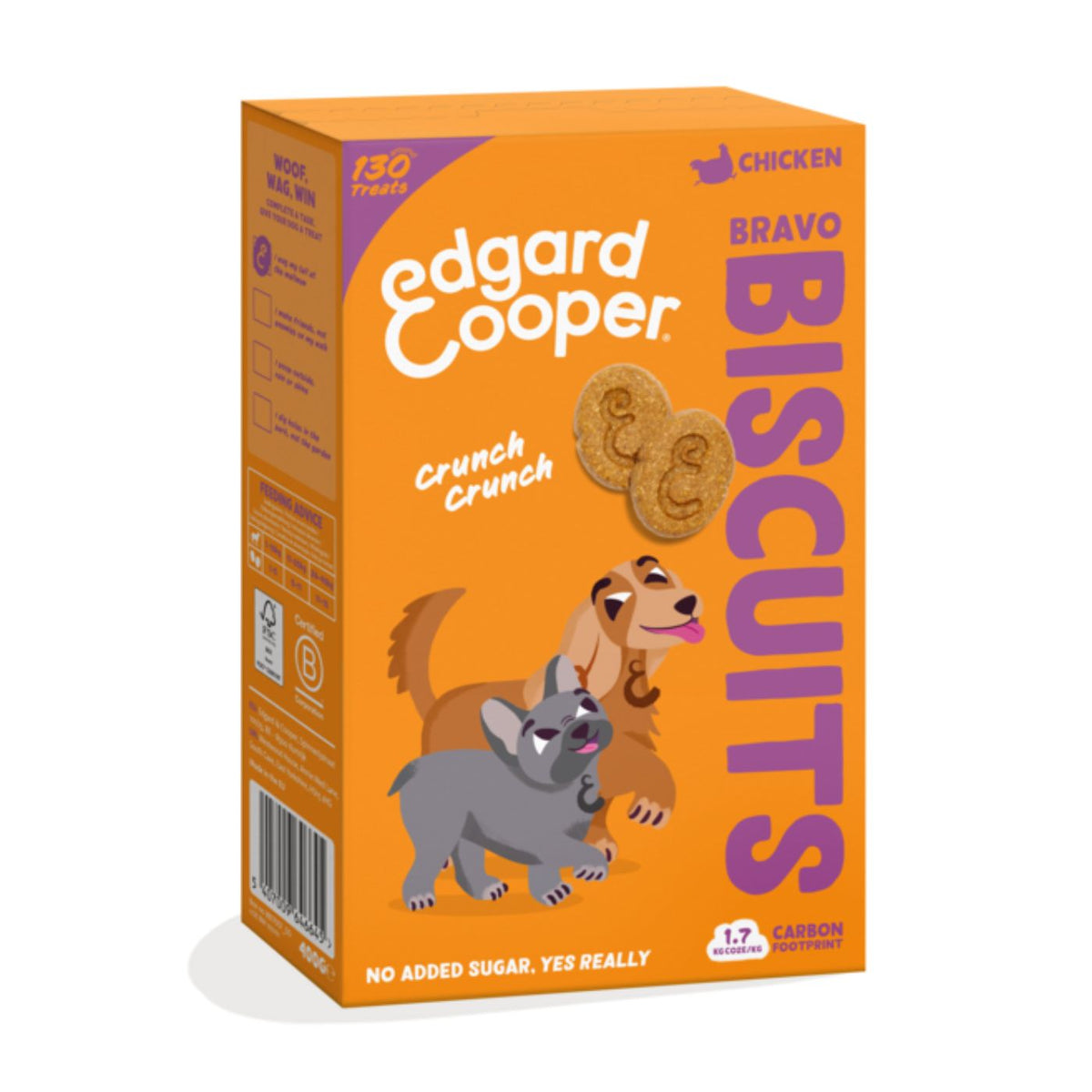 Edgard&amp;Cooper Biscuits Biscotti di Pollo per Cani 400 g