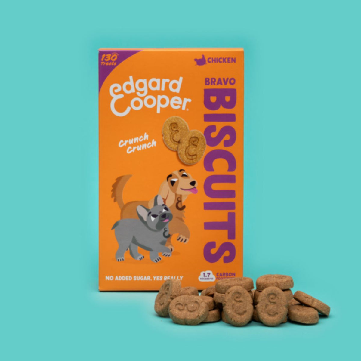 Edgard&amp;Cooper Biscuits Biscotti di Pollo per Cani 400 g