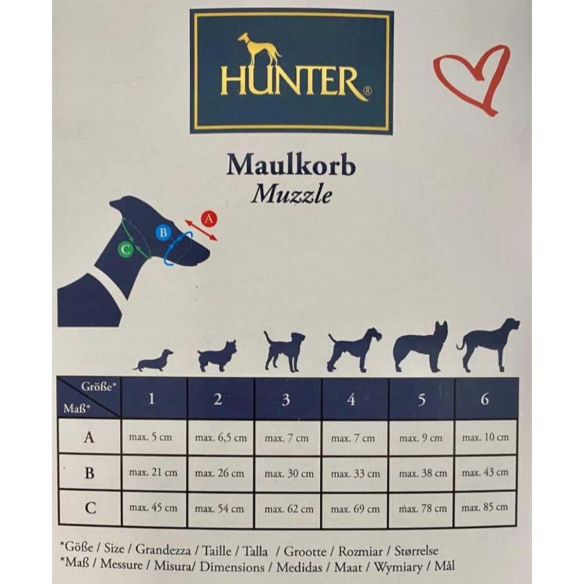 Hunter Museruola per Cani Albury Nera