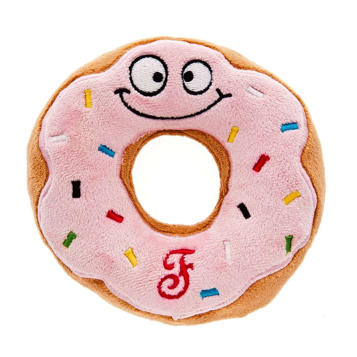 Ferribiella Gioco per Cani Fuxtreme Fluffy Ciambella Ciniglia/Gomma