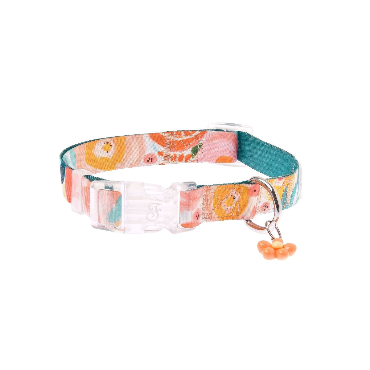 Ferribiella Collare Regolabile per Cani Motif Blossom
