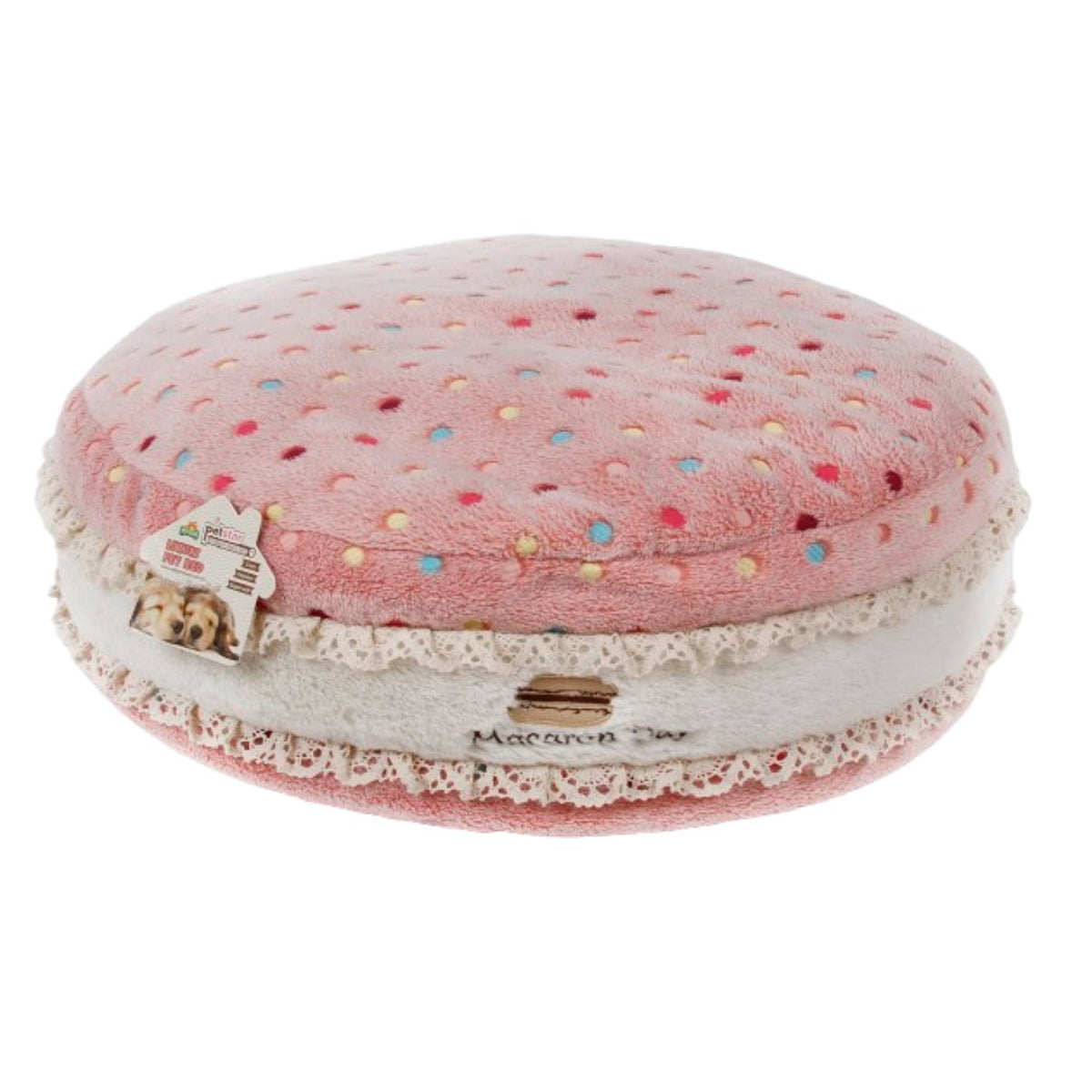 Ferribiella Cuscino Morbido per Cani e Gatti Macarons Ø 60 x 15 cm