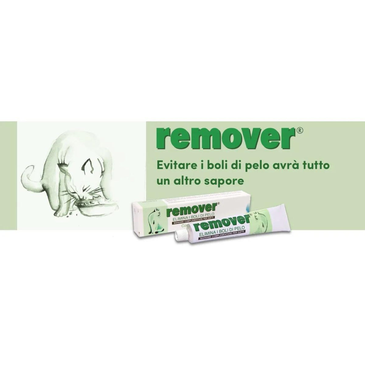 Remover® Pasta 20 gr Msd Elimina i Boli di Pelo per Gatti