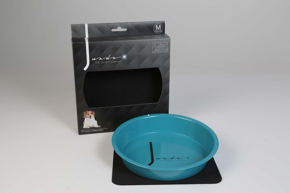 PROMO FINE SERIE !!! Ciotola in Alluminio per Cani Azzurra Jundo