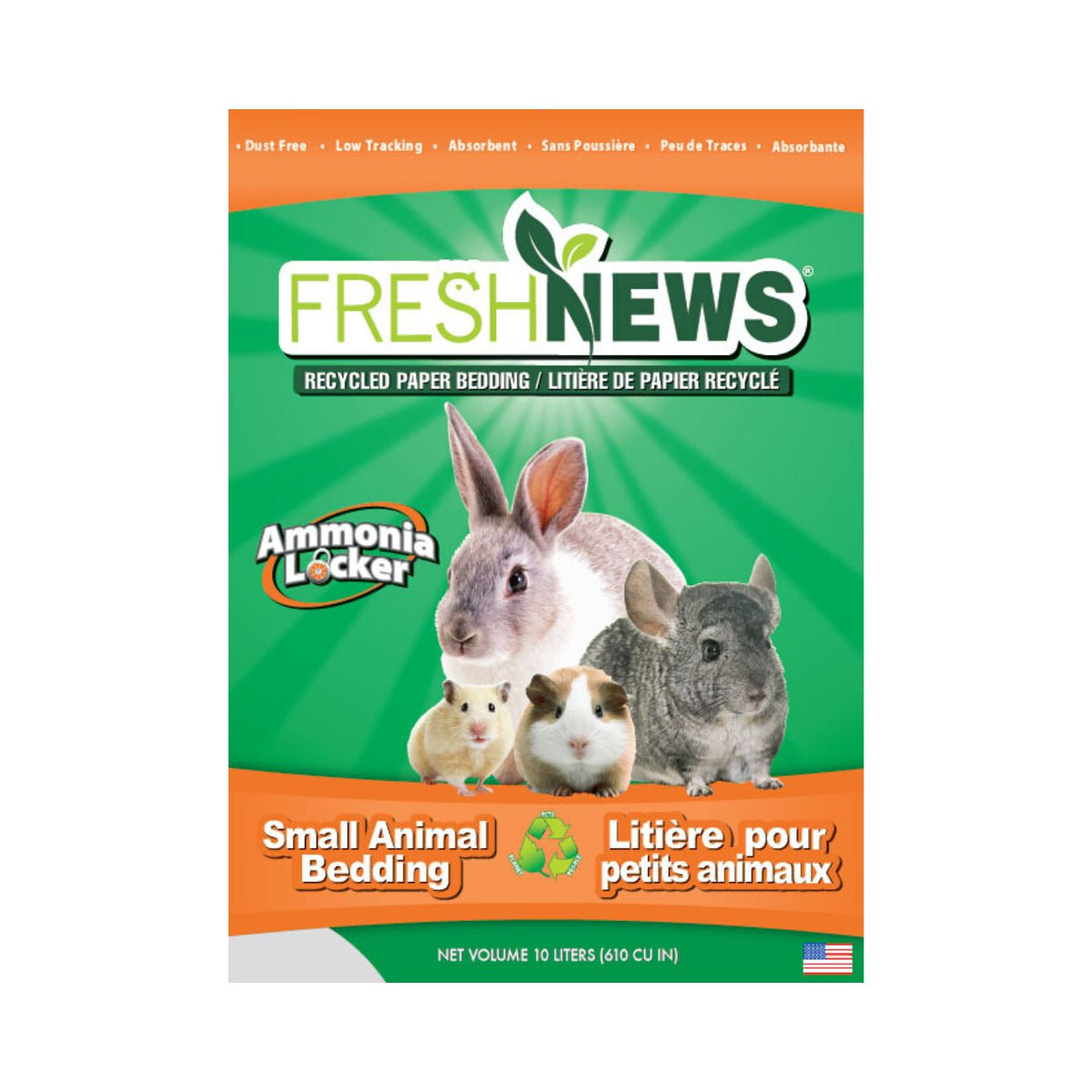 Lettiera per Piccoli Animali Domestici Fresh News 10 L