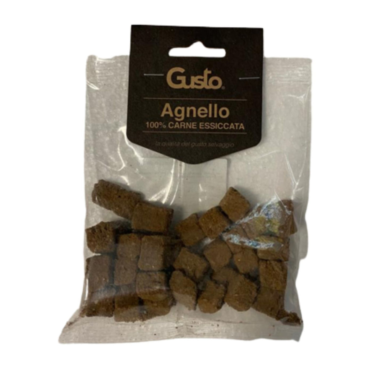 Gusto Snack Cubetti Monoproteici 100% Carne di Agnello Essicata per Cani 100 g
