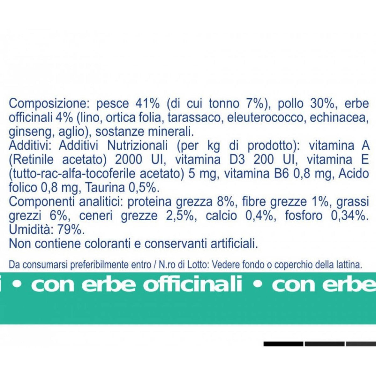 Vet Line Umido Pollo e Tonno per Gatti 85 g VetLine