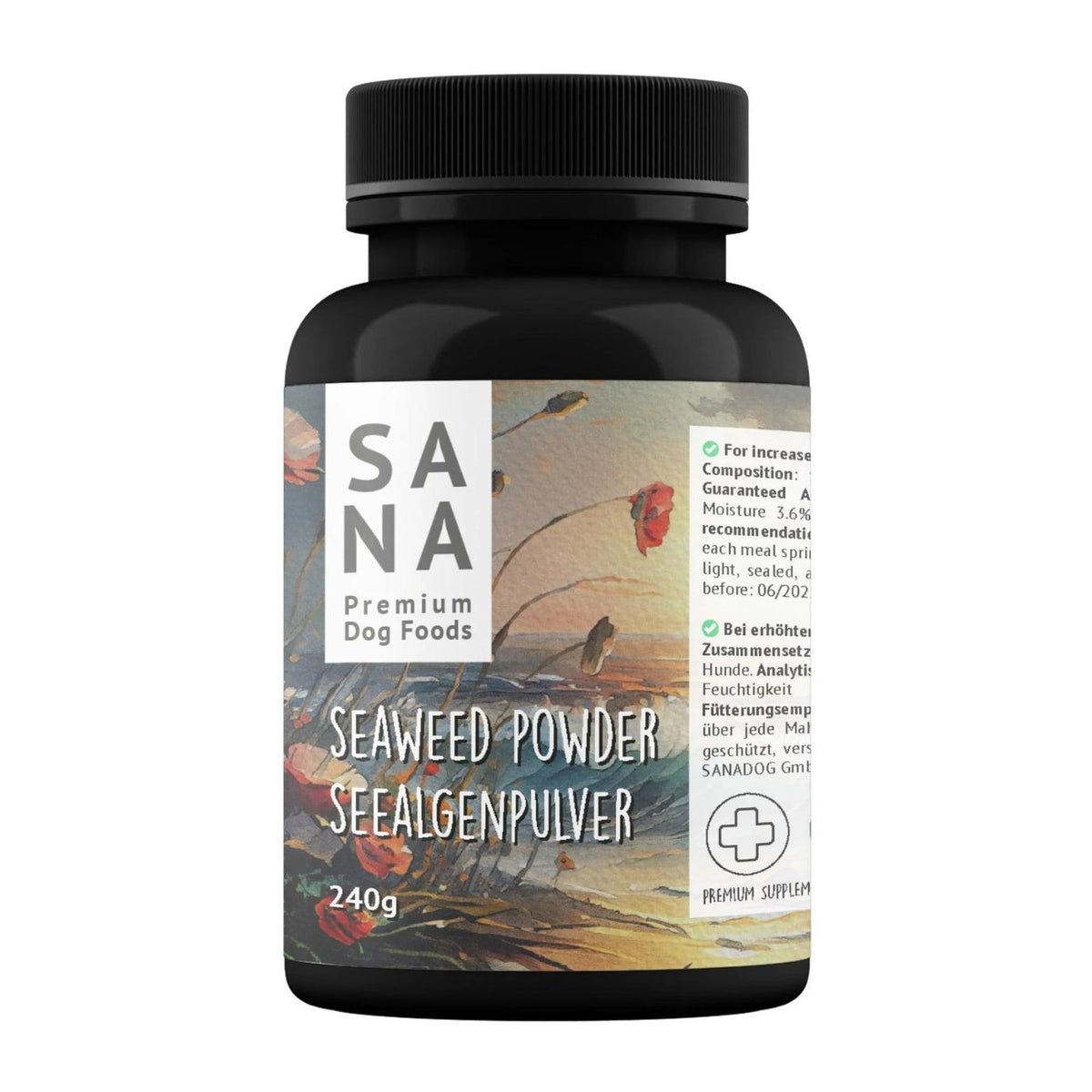 Sanadog Integratore di Alghe per Cani in Polvere 240 g