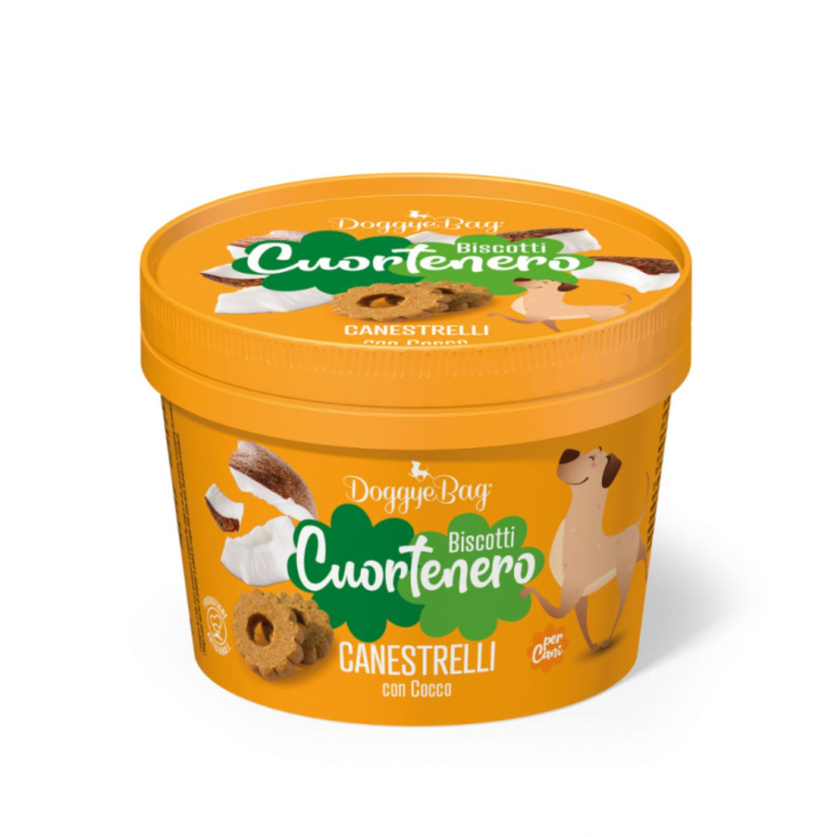 DoggyeBag Biscotti Cuortenero Canestrelli con Cocco per Cani 150 g