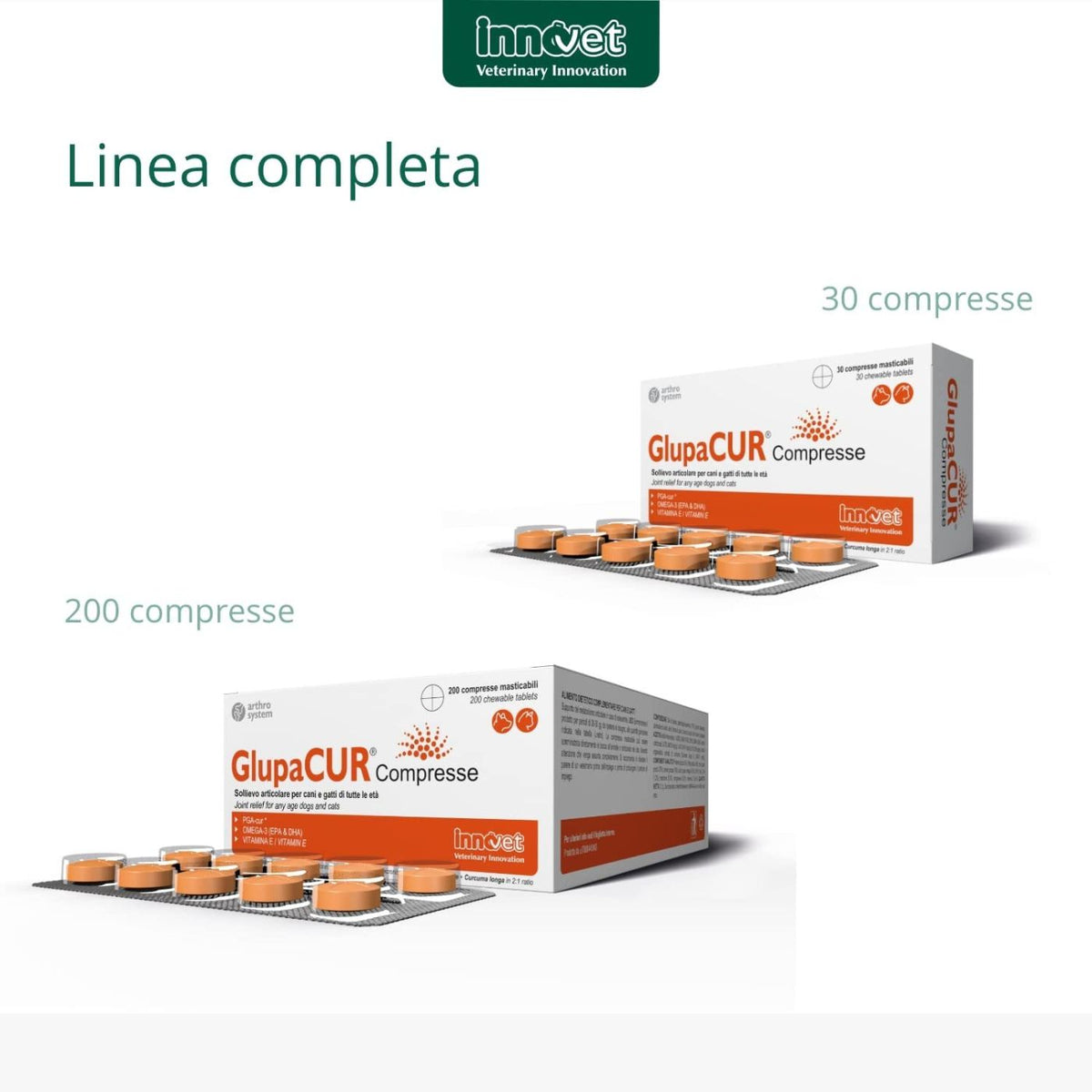 Glupacur Compresse per Cani e Gatti Innovet