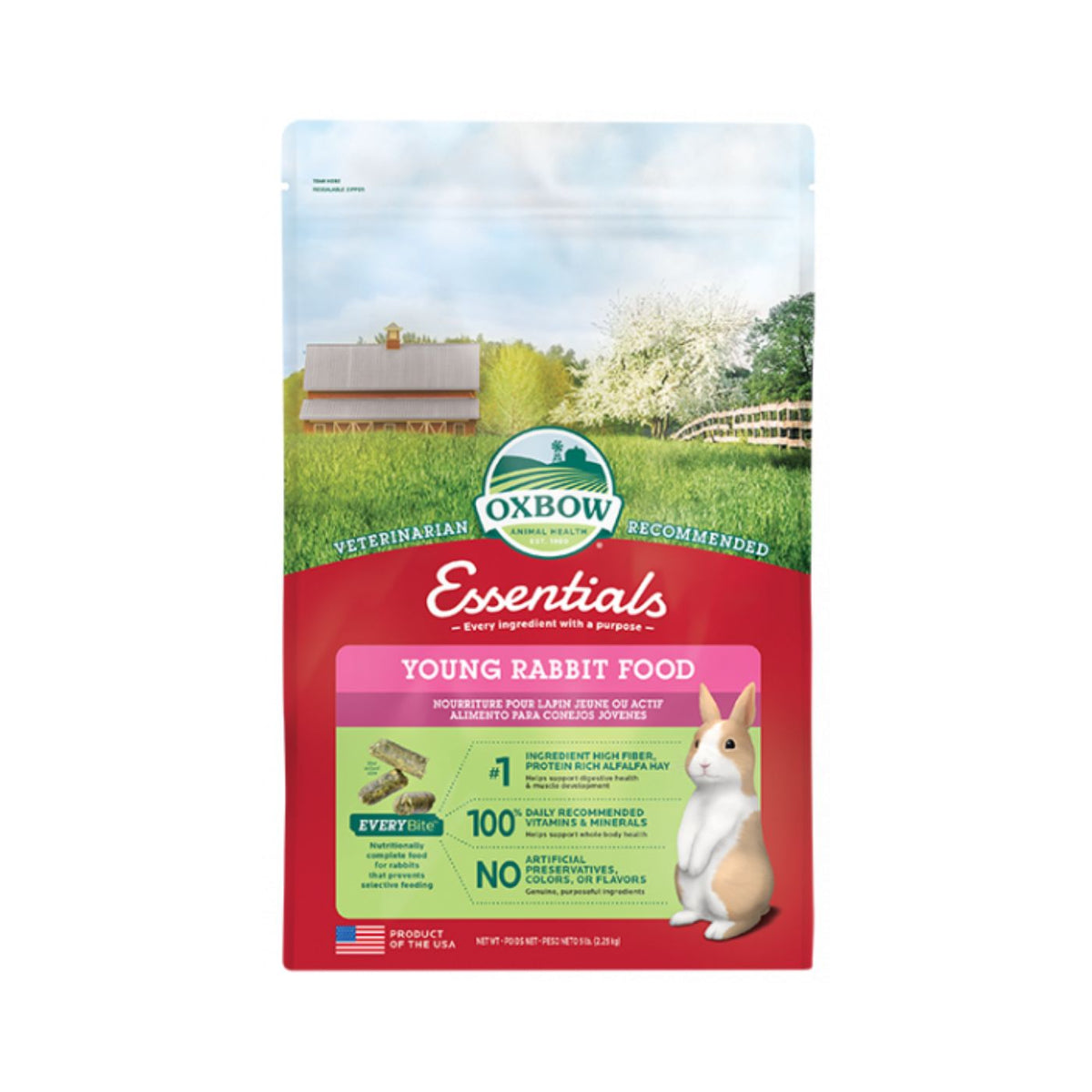 Oxbow Essential Young Rabbit Food 2,27 Kg