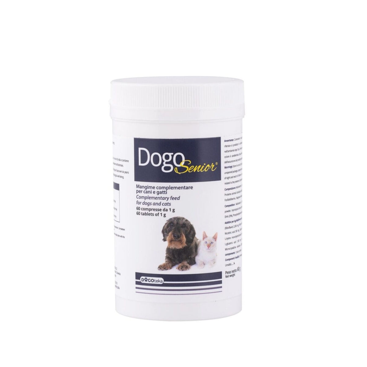Dogoteka DogoSenior per Cani e Gatti 60 Compresse