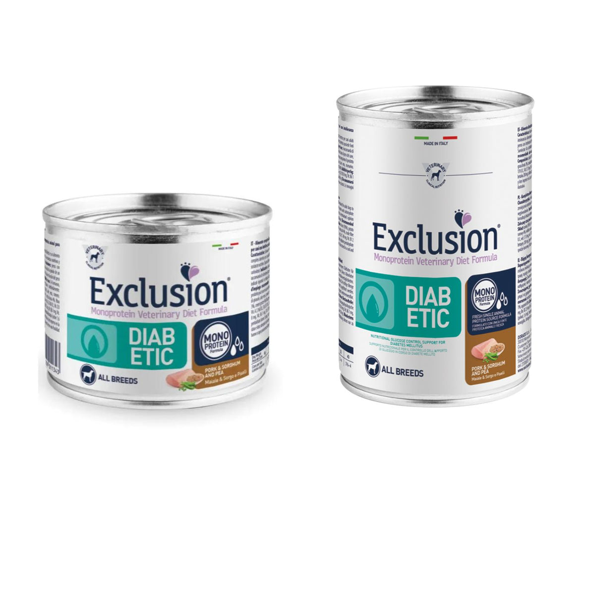 Exclusion Diet Diabetic Maiale &amp; Sorgo Alimento Umido Monoproteico per Cani