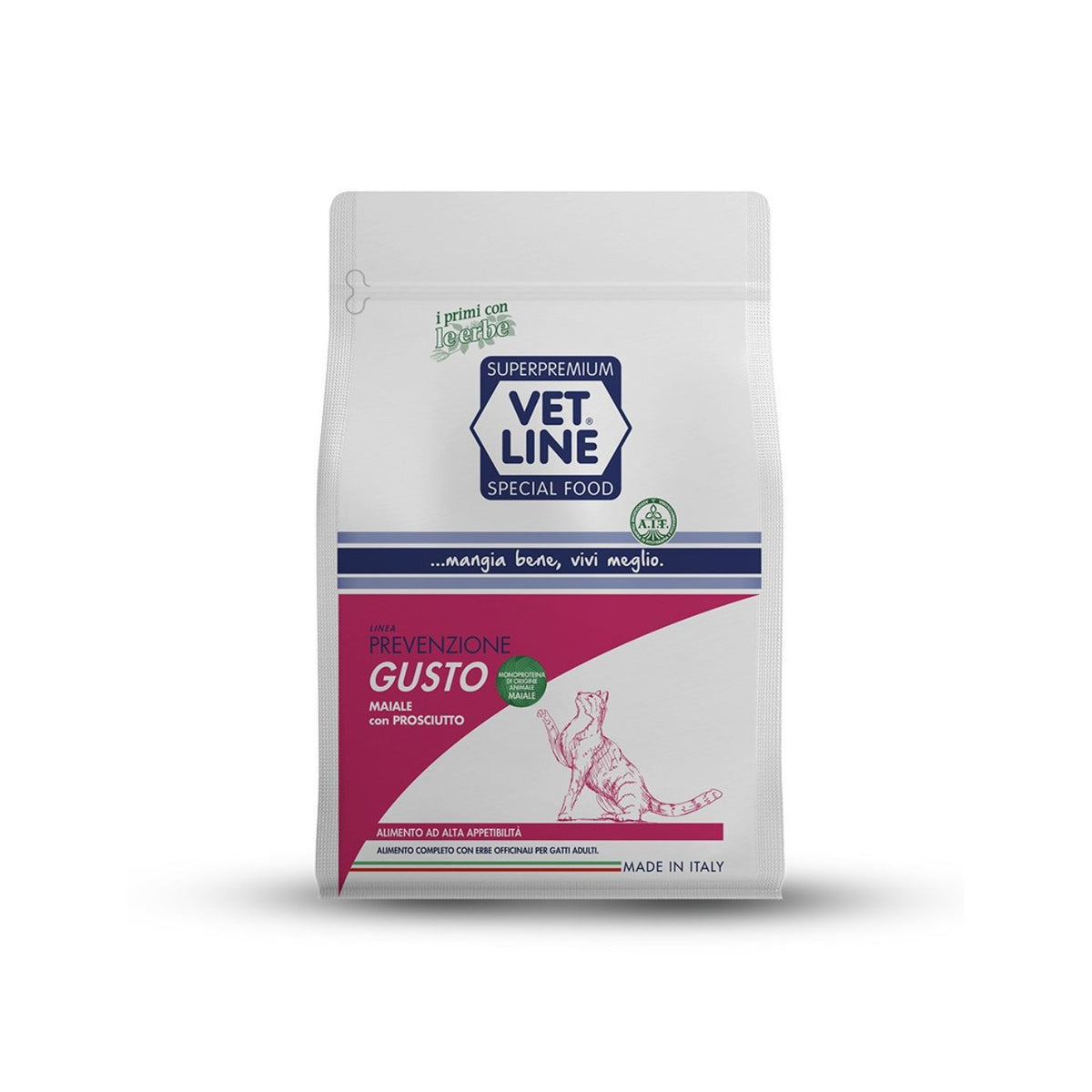 Vet Line Prevenzione Gusto Monoproteico Maiale per Gatti Adulti VetLine