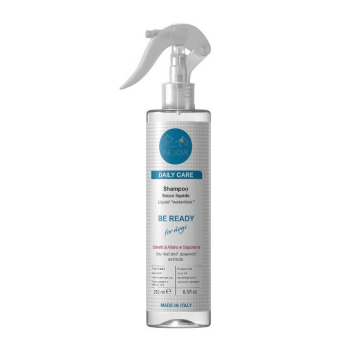 Be Love Shampoo a Secco Be Ready Liquido Spray Be Ready per Cani 250ml