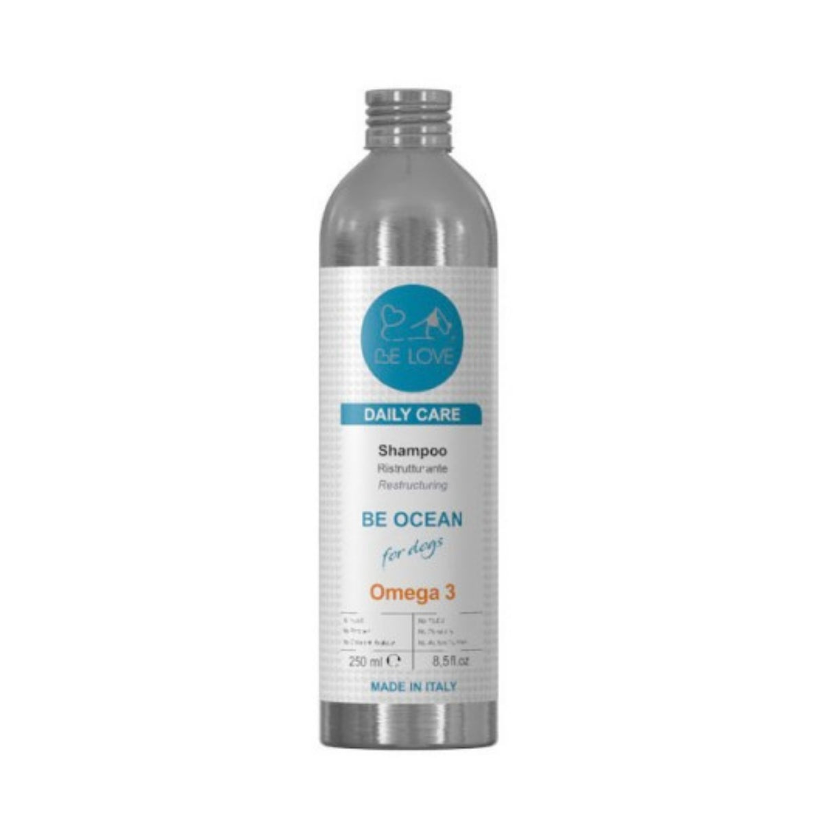 Be Love Shampoo Be Ocean Omega 3 Ristrutturante per Cani 250ml