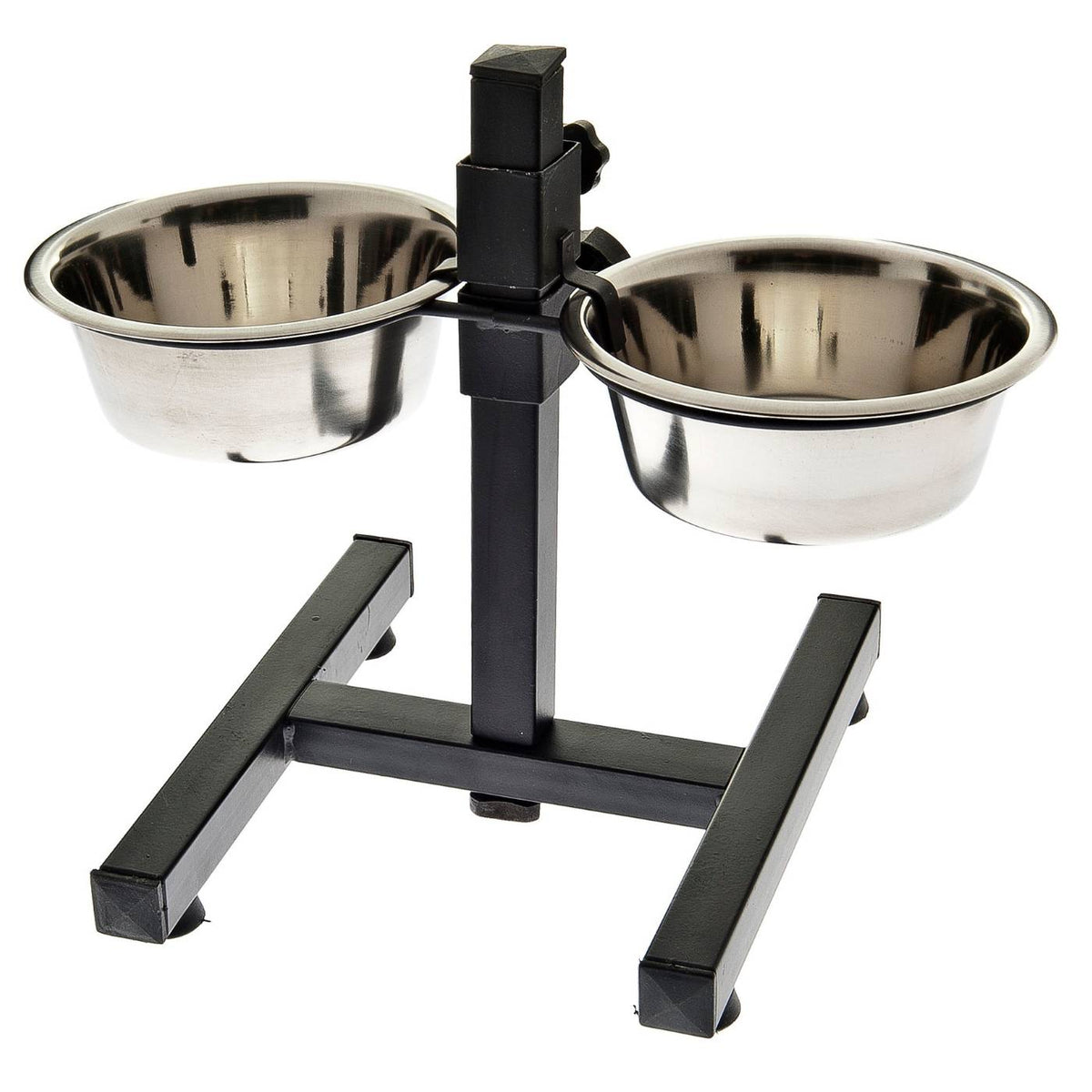 Ferribiella Supporto con Ciotole per Cani D.14 cm
