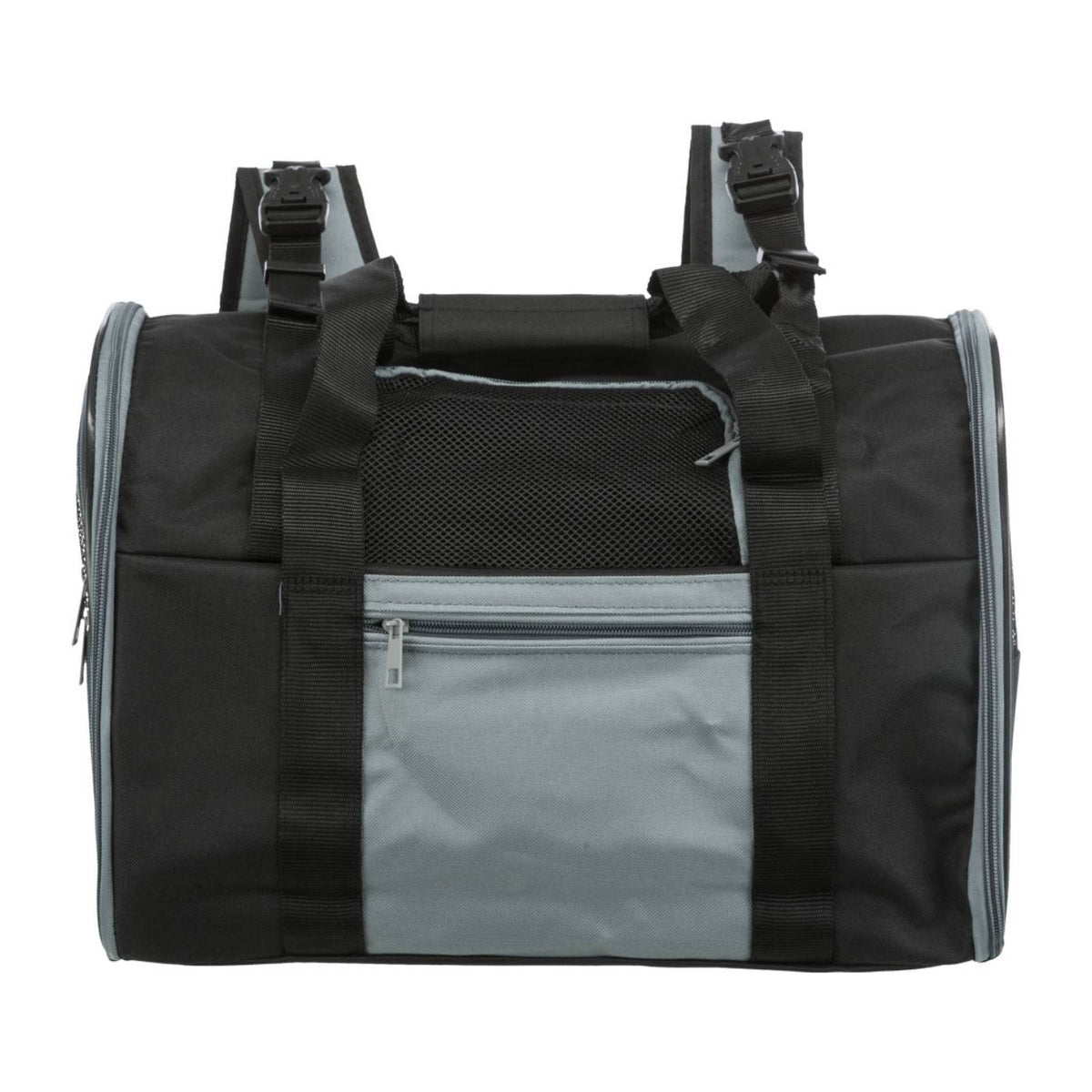 Trixie Zaino Connor per Animali fino a 8kg di Peso 42 x 29 x 21 cm Nero/Grigio