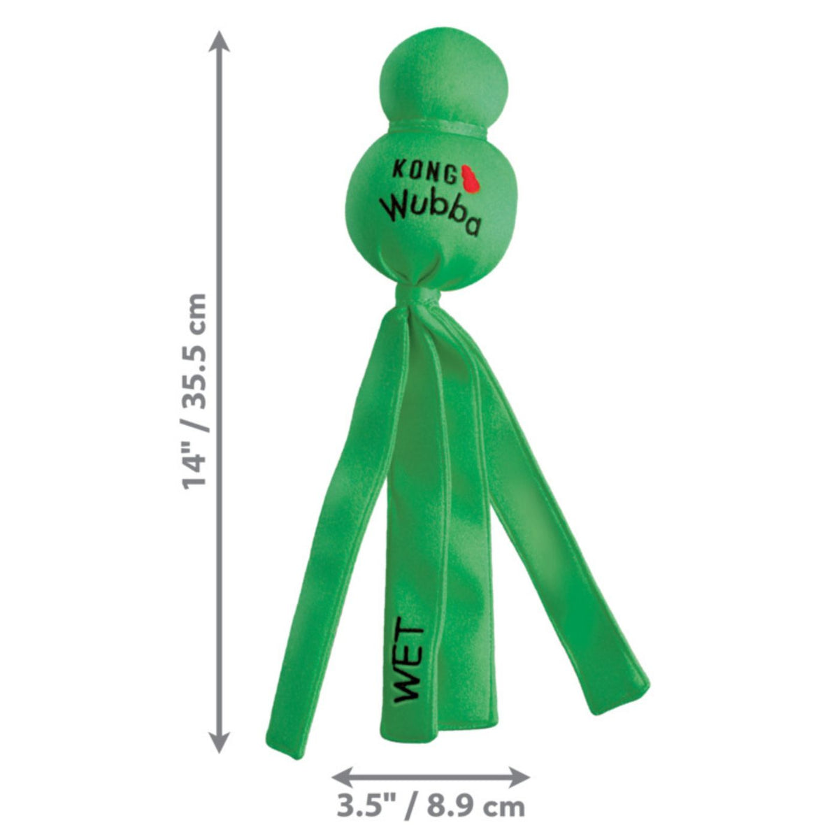 Kong Wubba Wet Galleggiante Gioco in Neoprene per Cani Colori Assortiti
