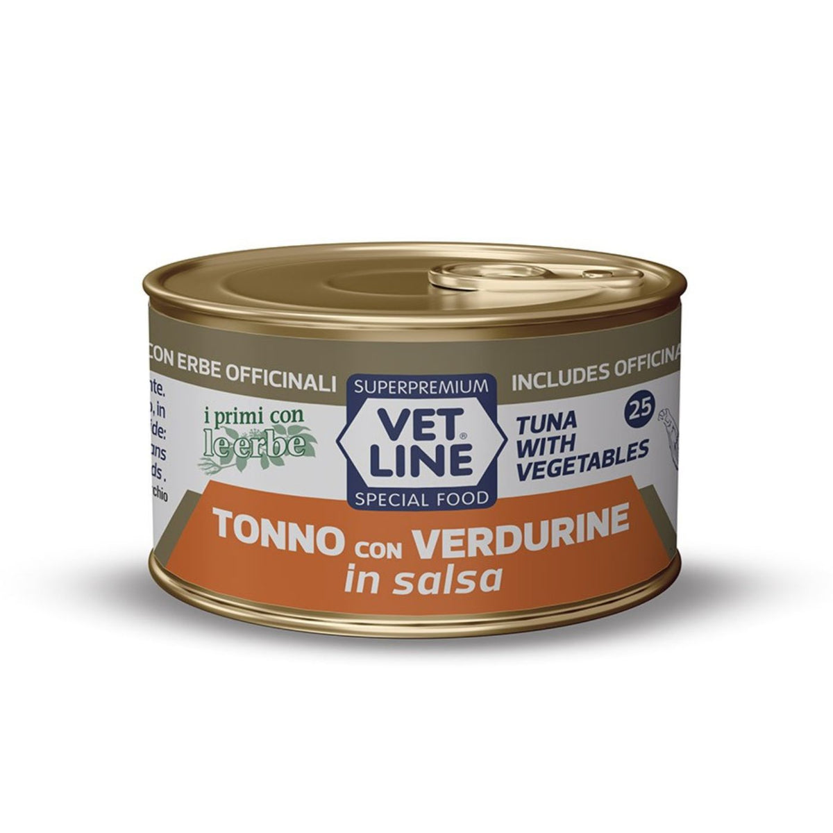 Vet Line Umido Tonno con Verdurine in Salsa per Gatti Vetline 70 g
