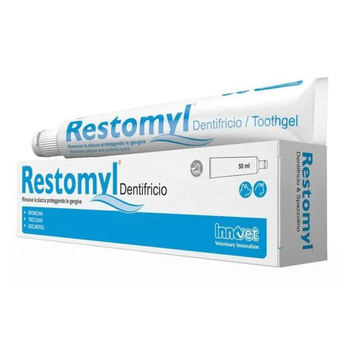 Dentifricio per Cani e Gatti Restomyl® 50 ml Innovet
