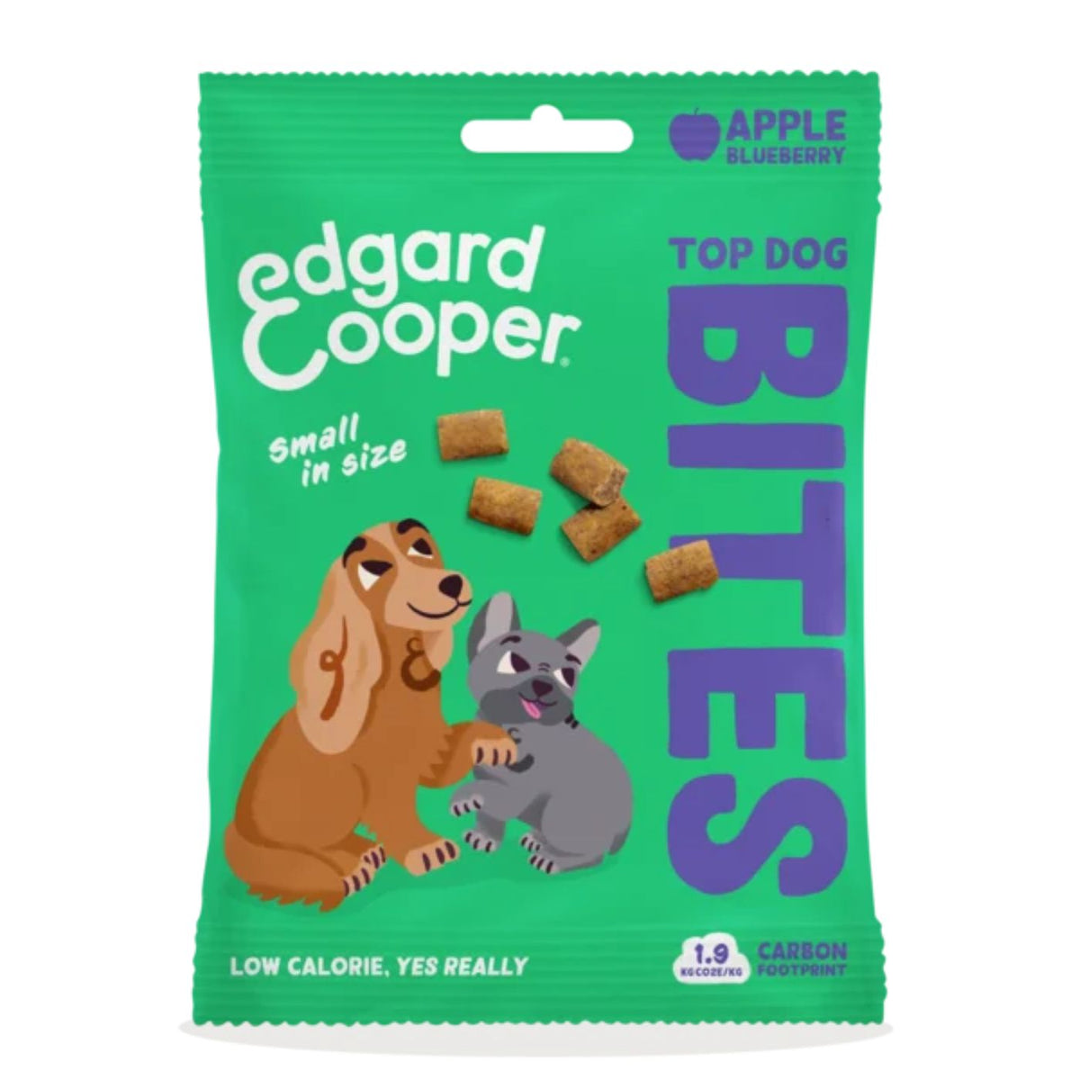 Edgard&amp;Cooper Bites Bocconcini Piccoli di Mela Premi Addestramento per Cani 50 g