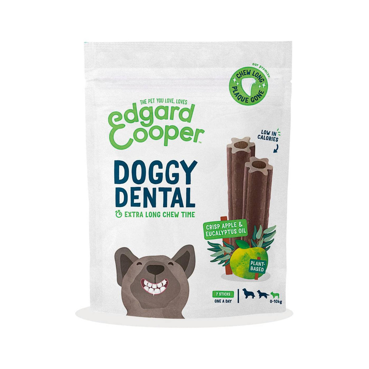 Edgard &amp; Cooper Dental Dog Mela e Eucalipto per Cani