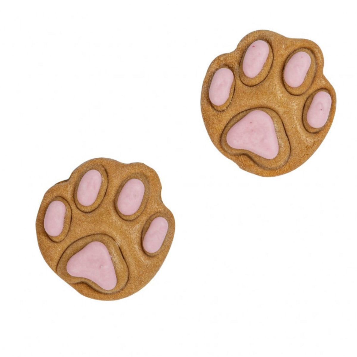 DoggyeBag Paw Color 2 Biscotti per Cani a Forma di Zampa Decorati con Glassa allo Yogurt