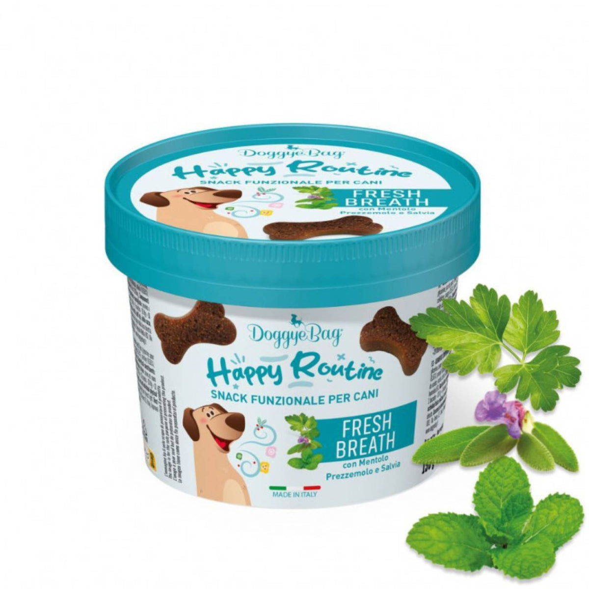 DoggyeBag Snack Funzionali per Cani Ossicini Fresh Breath  150 g