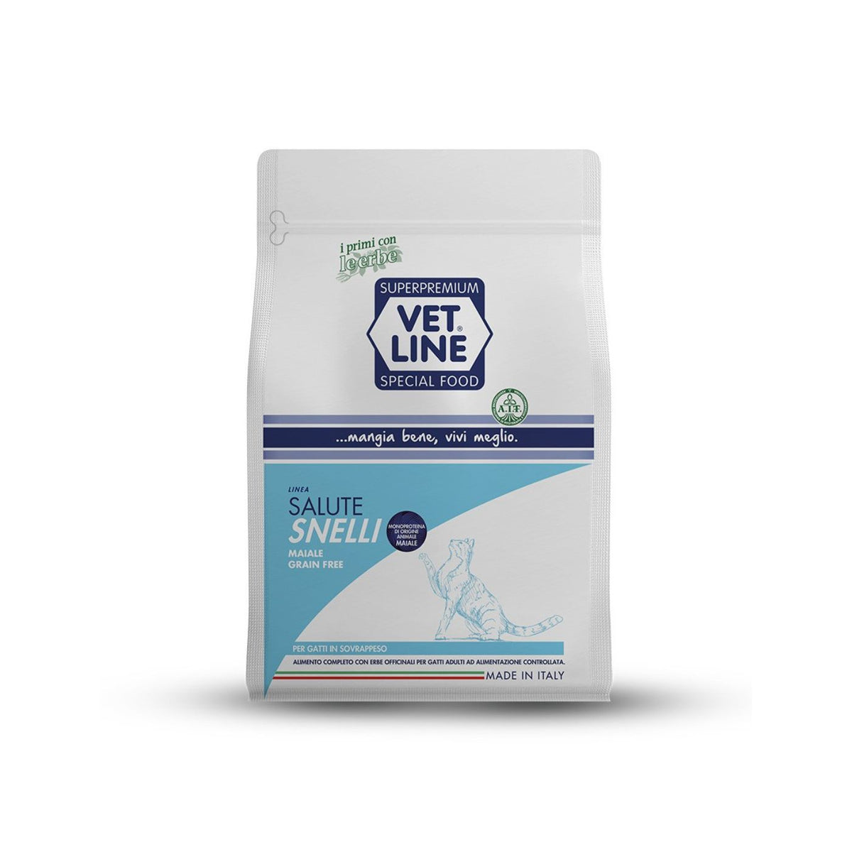 Vet Line Salute Snelli Maiale Grain Free per Gatti Adulti VetLine