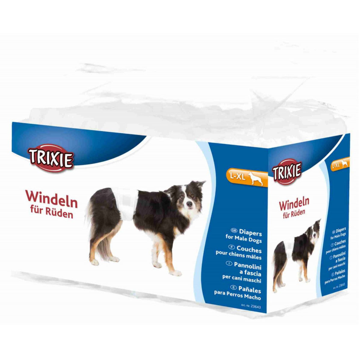 Trixie Pannolini a Fascia per Cani Maschi